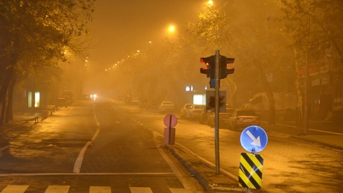 Kahramanmaraş'ta yoğun sis etkili oldu