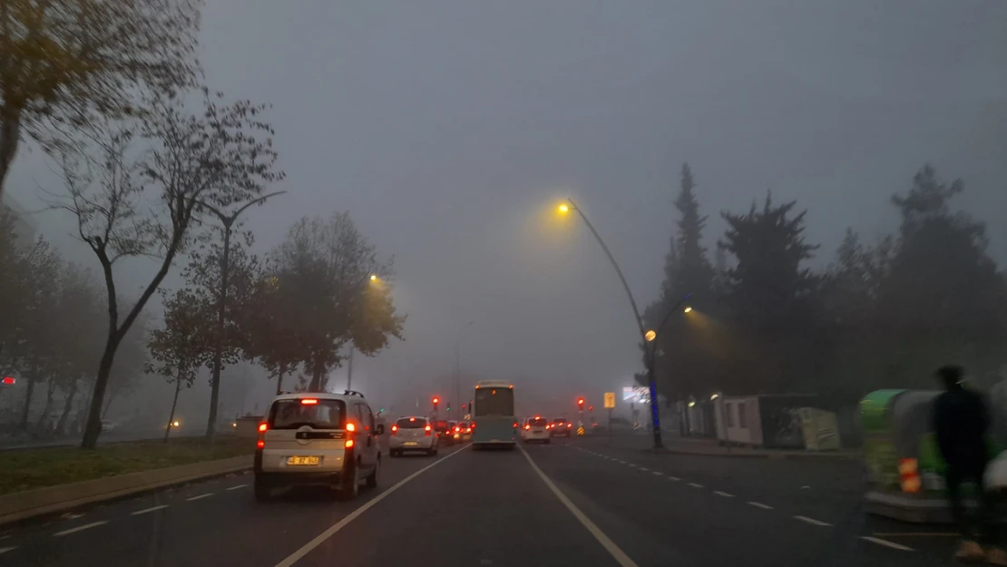 Kahramanmaraş'ta yoğun sis hayatı olumsuz etkiliyor