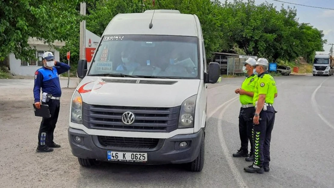 Kahramanmaraş'ta zabıtadan tam kapanma denetimi