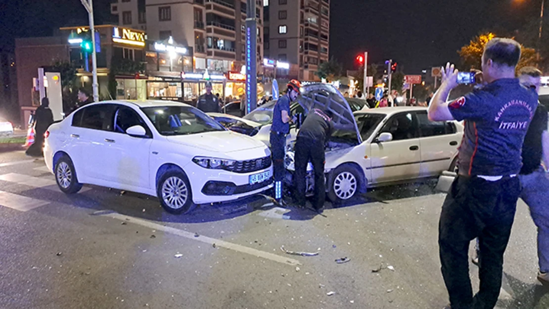 Kahramanmaraş'ta zincirleme trafik kazası