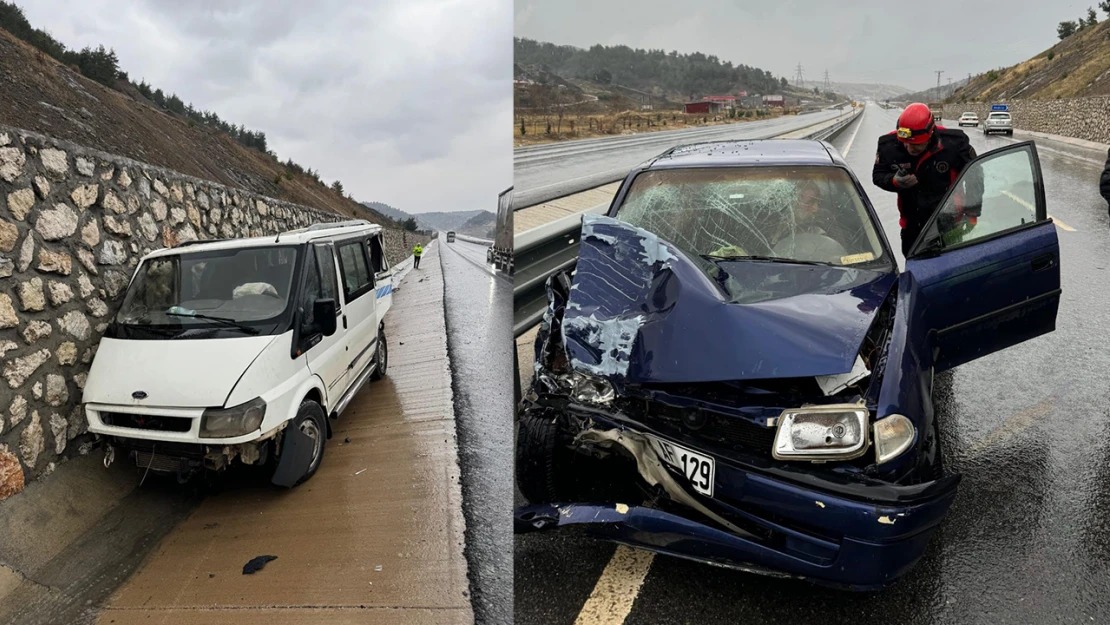 Kahramanmaraş'taki feci kazada 2'si ağır 4 kişi yaralandı