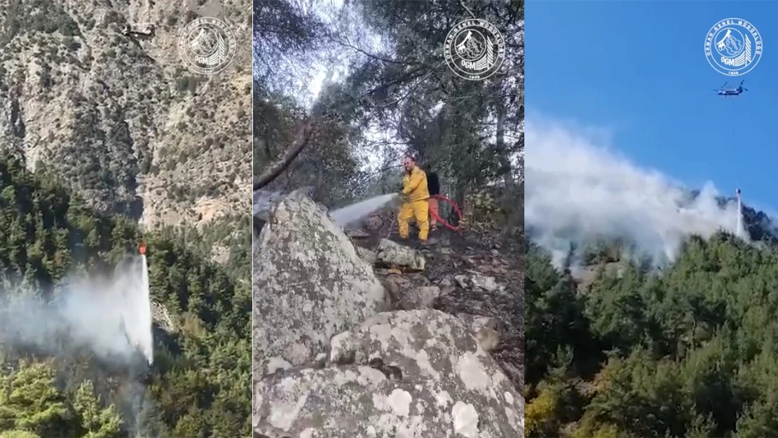 Kahramanmaraş'taki orman yangını, 4'üncü günde kontrol altına alındı