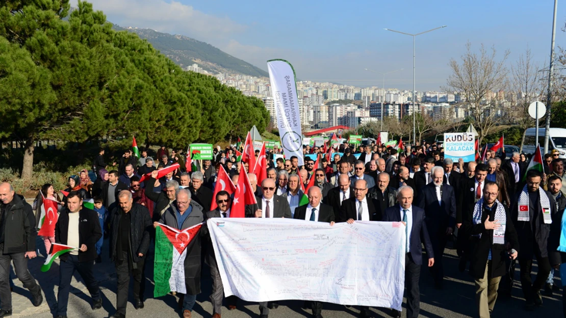 Kahramanmaraş'tan 'Gazze'ye Selam' yürüyüşü