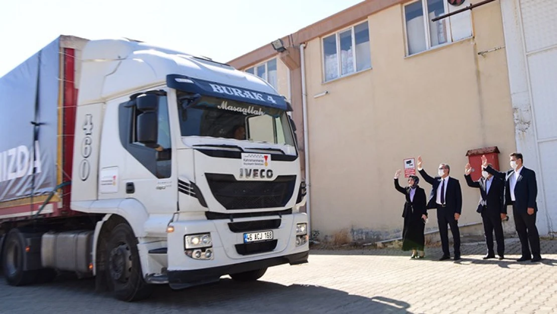 Kahramanmaraş'tan sel bölgesine ilk destek yola çıktı