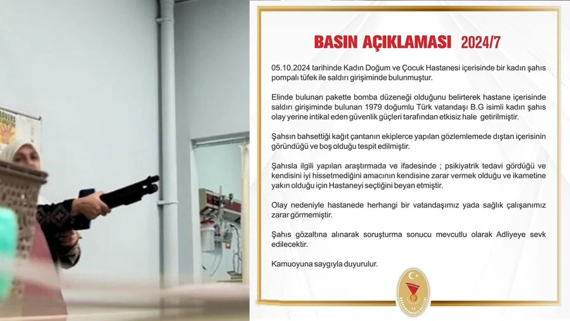 Kahramanmaraş Valiliği'nden hastane saldırısı girişimiyle ilgili açıklama