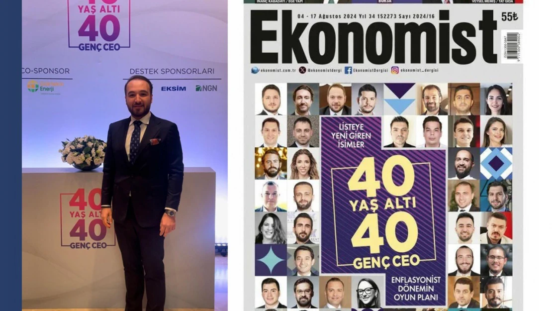 Kahramanmaraşlı Aykut Balcıoğlu, Türkiye'nin en başarılı 40 yaş altı CEO listesinde