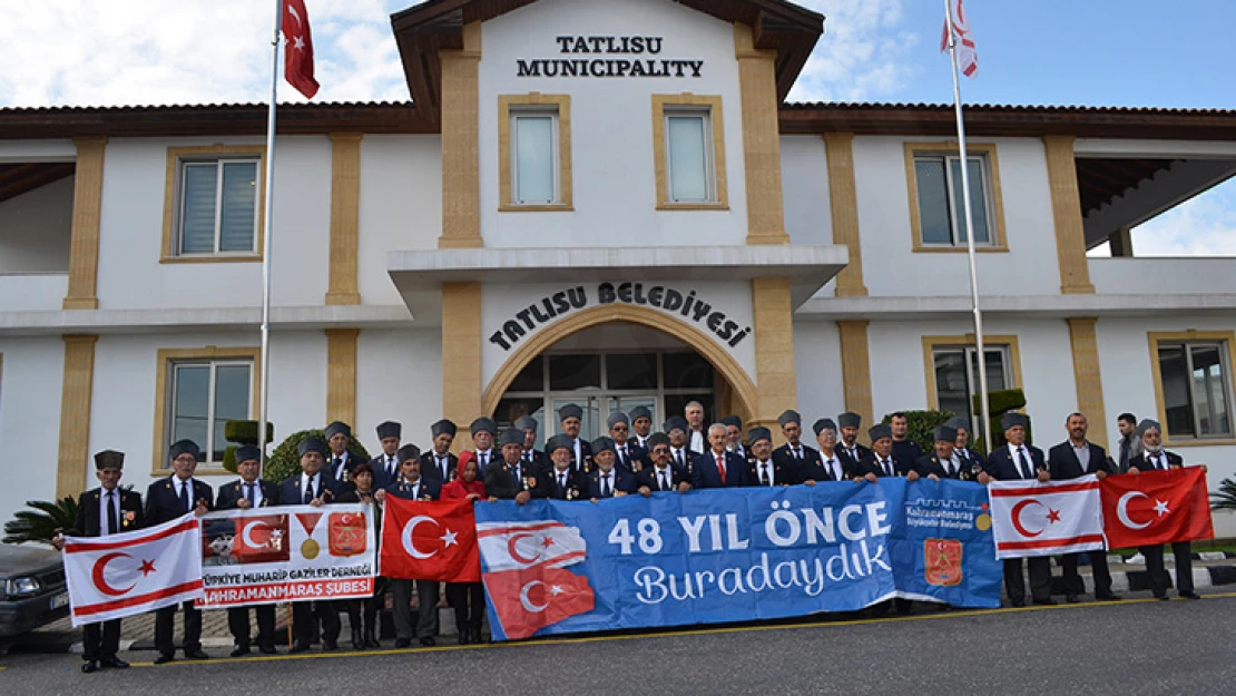 Kahramanmaraşlı Gaziler 48 yıl sonra KKTC'de