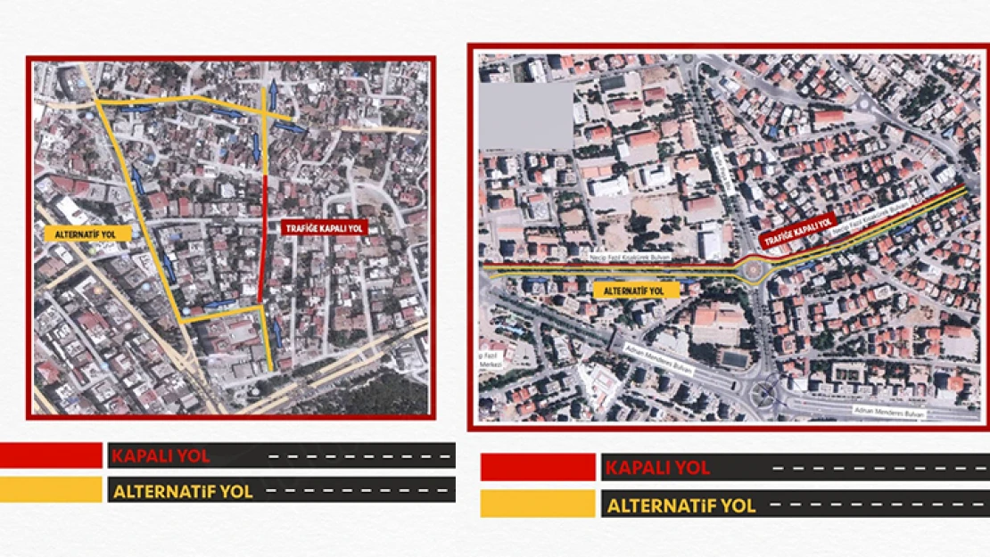 Kahramanmaraşlı sürücülerin dikkatine: O yol 11 Mart'a kadar kapalı