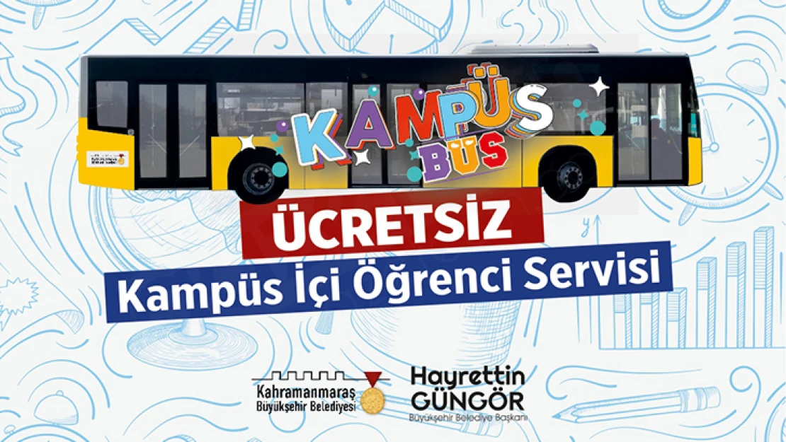 Kampüs Büs 2 Ocak'ta hizmete giriyor