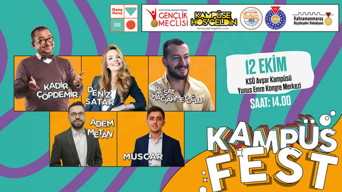 Kampüs Fest çeşitli etkinliklerle başlıyor!