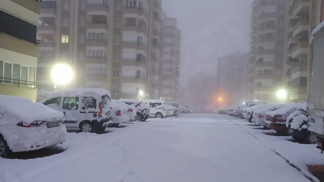 Kar yağışı Kahramanmaraş'ı öyle saatlerinde terk edecek