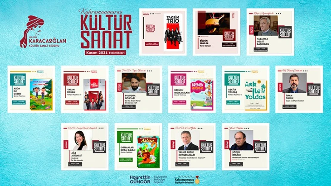 Karacaoğlan Kültür Sanat Sezonu 6 Kasım'da başlıyor