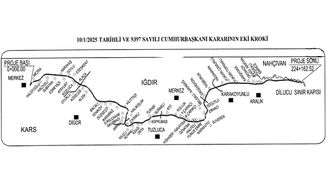 Kars-Iğdır-Dilucu yüksek standartlı tren hattı için yeni adım