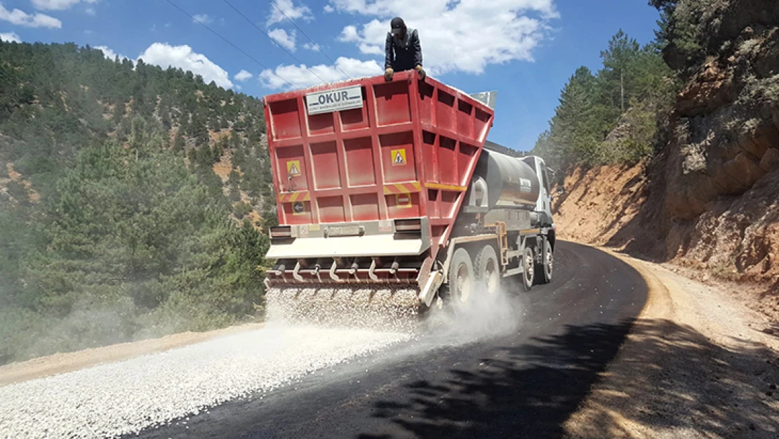 Kazandere–Kaleboynu grup yolu yenilendi