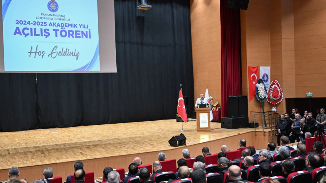 KSÜ, 2024-2025 akademik yılı açılış töreni gerçekleştirildi