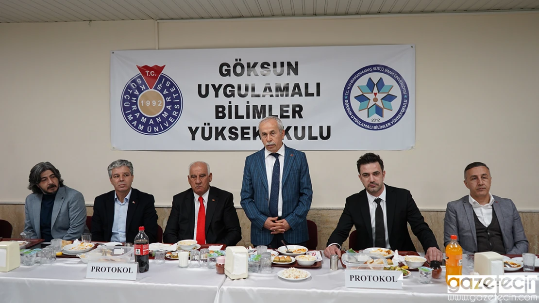 KSÜ Göksun Uygulamalı Bilimler Yüksekokulu'nda iftar buluşması