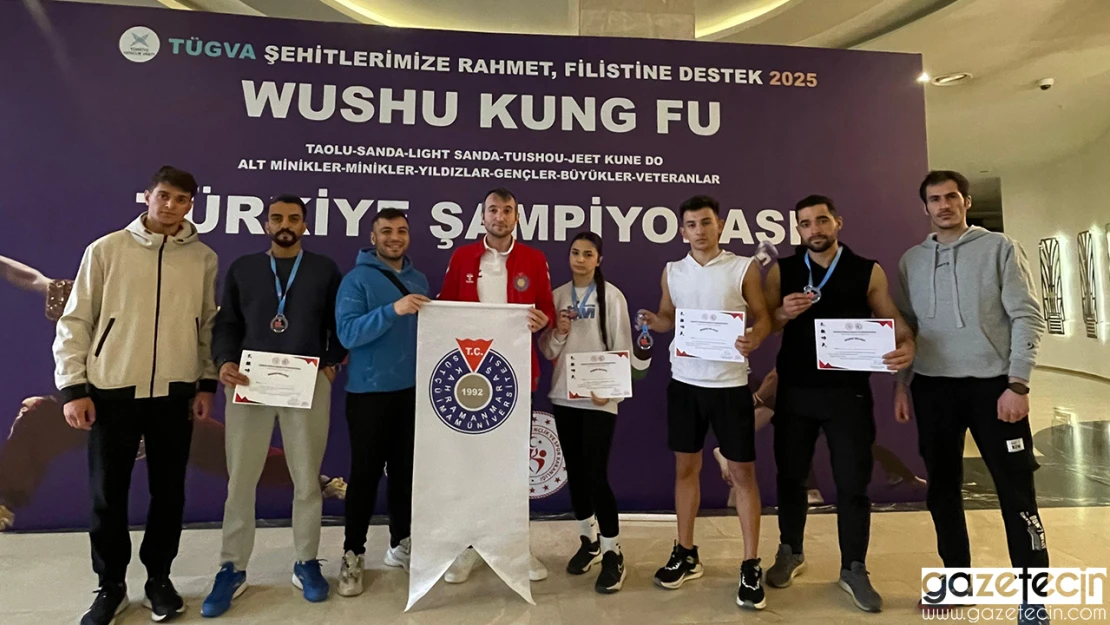 KSÜ Wushu Kung Fu takımından büyük başarı