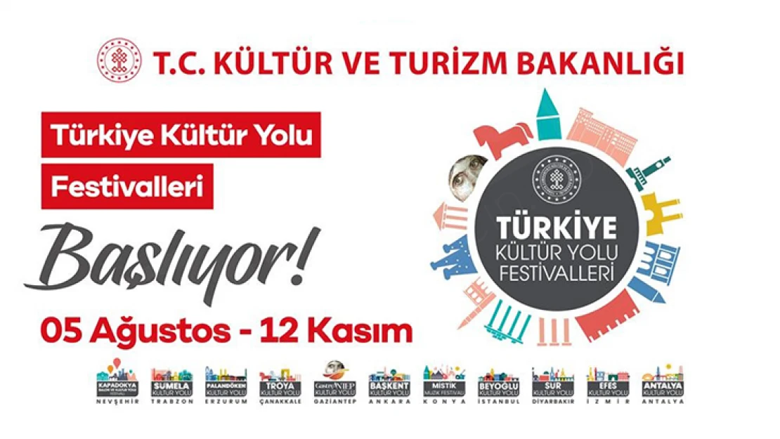 Kültür yolu festivalleri başlıyor