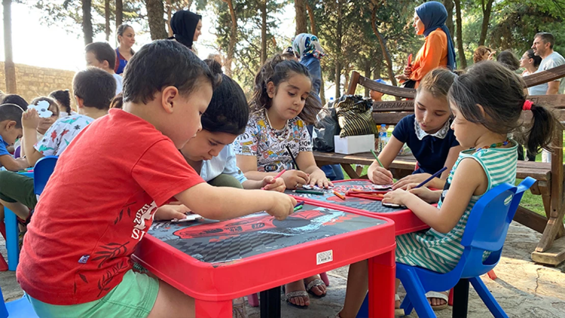 Magnet Yapım Atölyesi'ne çocuklardan yoğun ilgi