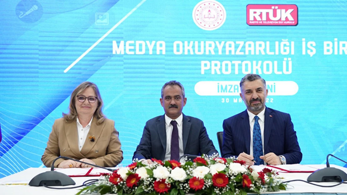 MEB ile RTÜK medya okuryazarlığı iş birliği protokolünü imzaladı