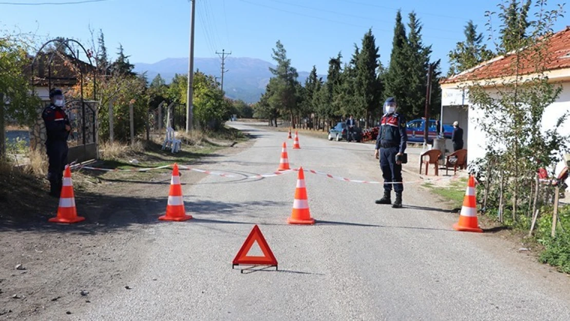 Merkeze bağlı 4 köy karantinaya alındı