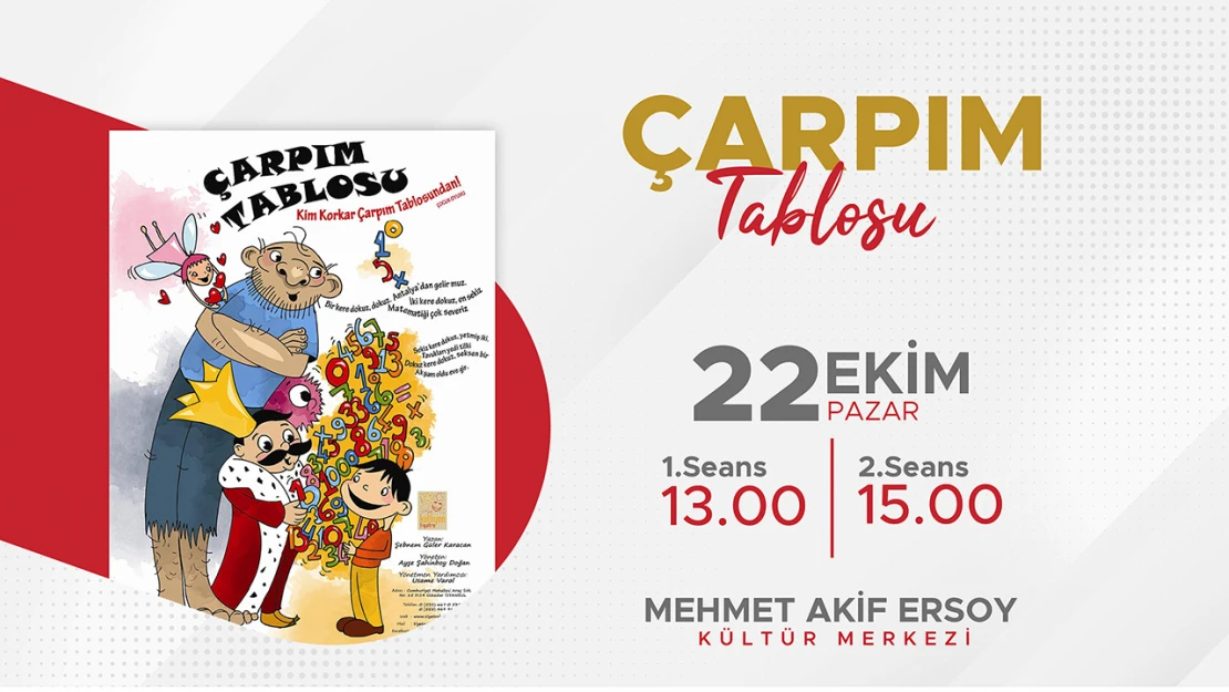 Minikler, Çarpım Tablosunda hem eğlenecek hem öğrenecek