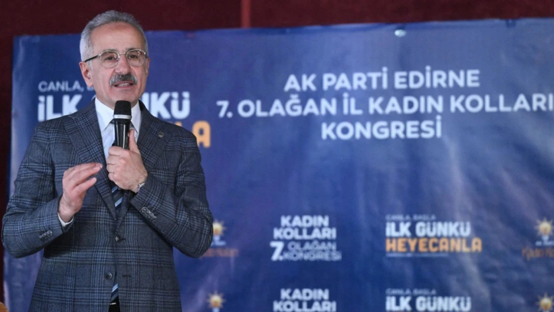 O ilçede hızlı tren hattı 2025'te hizmete girecek