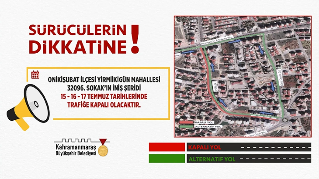 O yolu kollanan sürücülerin dikkatine: 3 gün kapalı