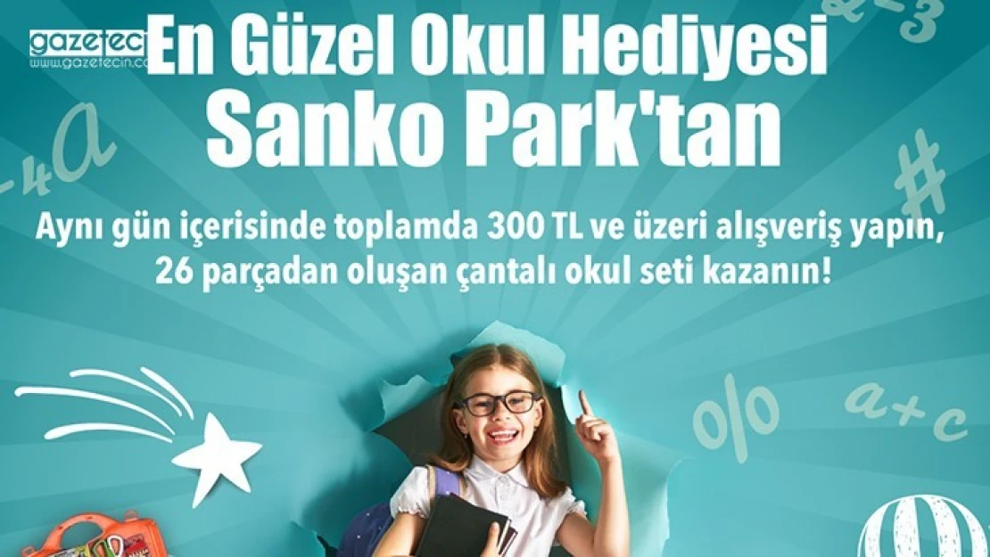 Okul hediyesi SANKO Park'tan