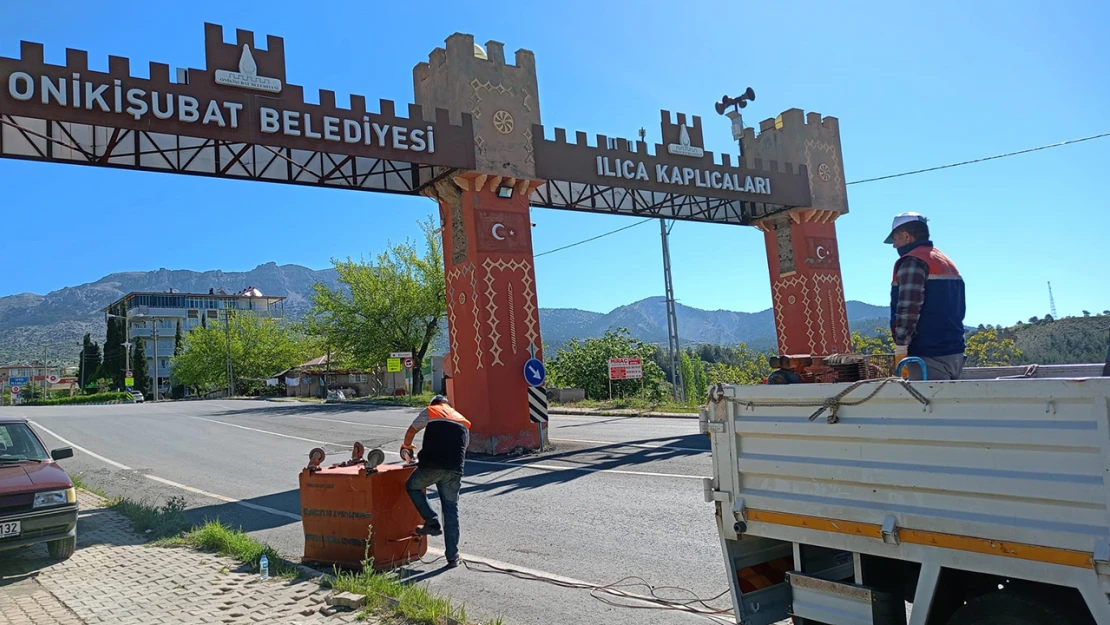 Onikişubat Belediyesi, kaplıca turizminin merkezi Ilıca'yı sezona hazırlıyor