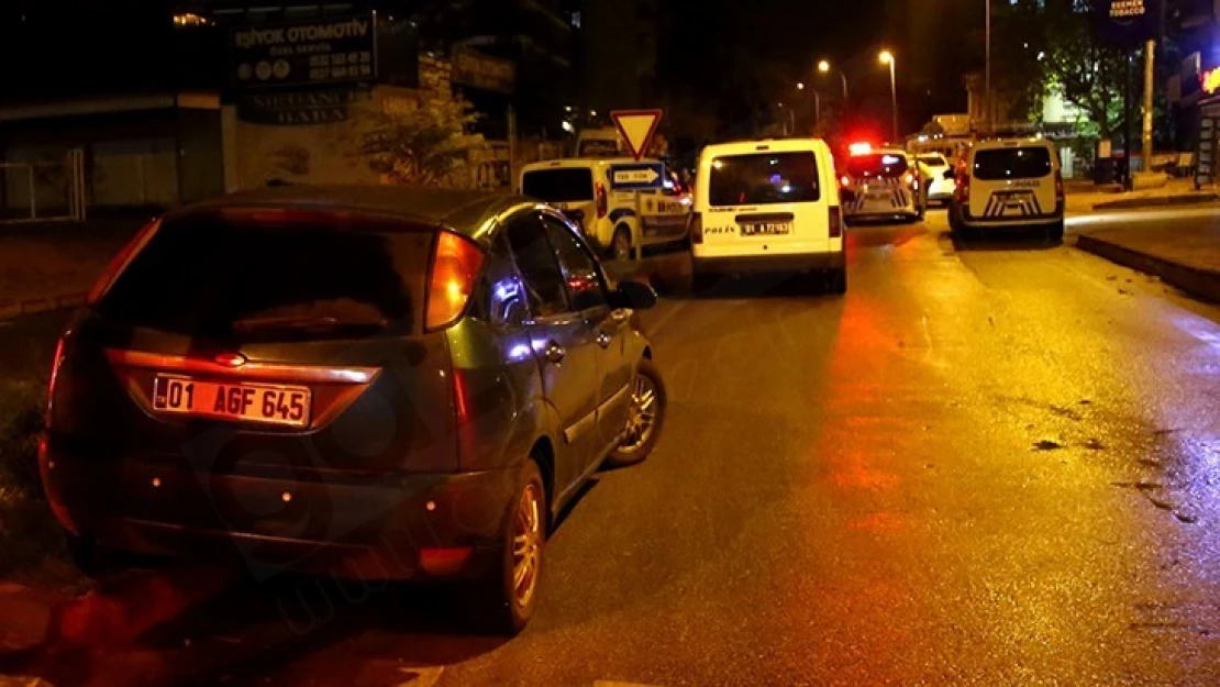 Otomobille kaçmak isteyen şüpheli kaza yapınca yakalandı