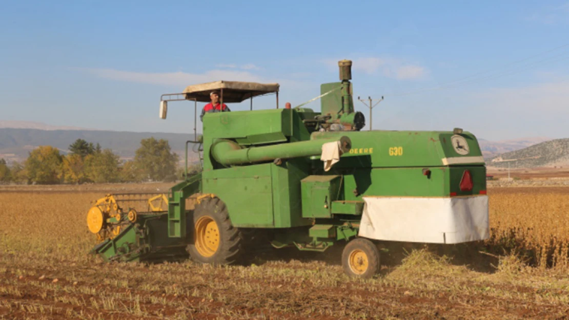 Pazarcık'ta soya hasat günü etkinliği düzenlendi