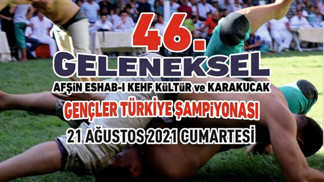 Pehlivanlar, 46'ncı kez Afşin er meydanında güreşecekler