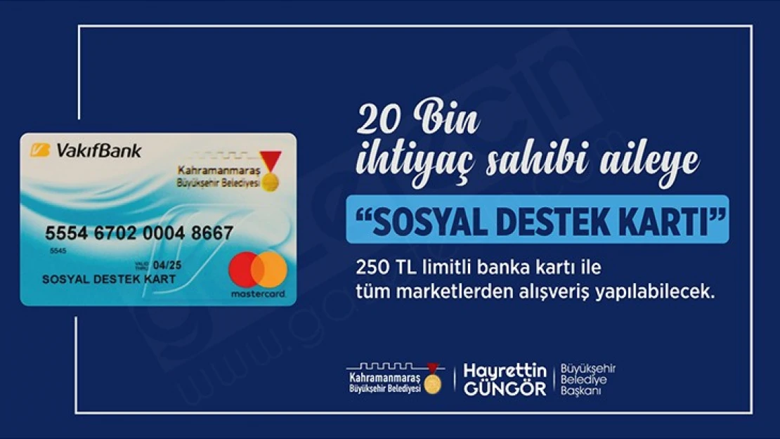 Ramazan desteği 'Sosyal Destek Kart' ile sağlanacak