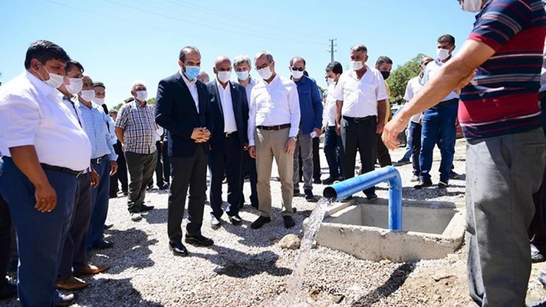 Şahinkayası'nda içme suyu çalışmalarında sona gelindi