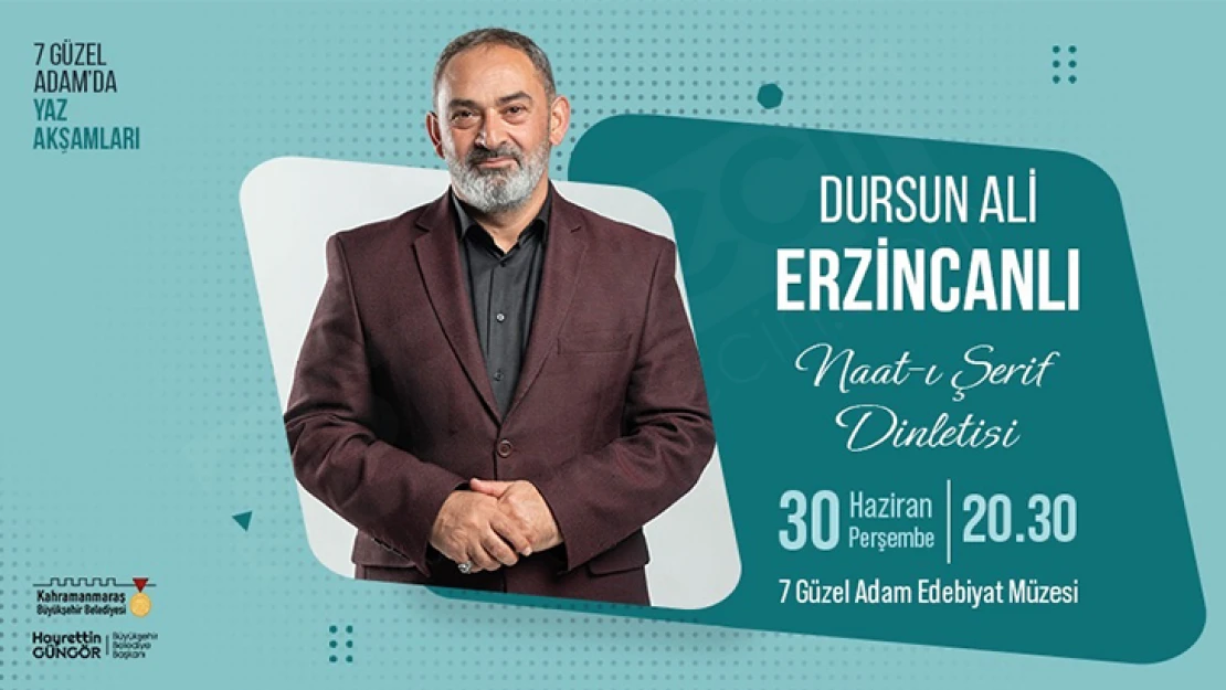 Şair Erzincanlı ile Naat – ı Şerif dinletisi