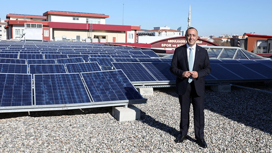 SANKO Okulları elektrik ihtiyacını güneşten karşılıyor