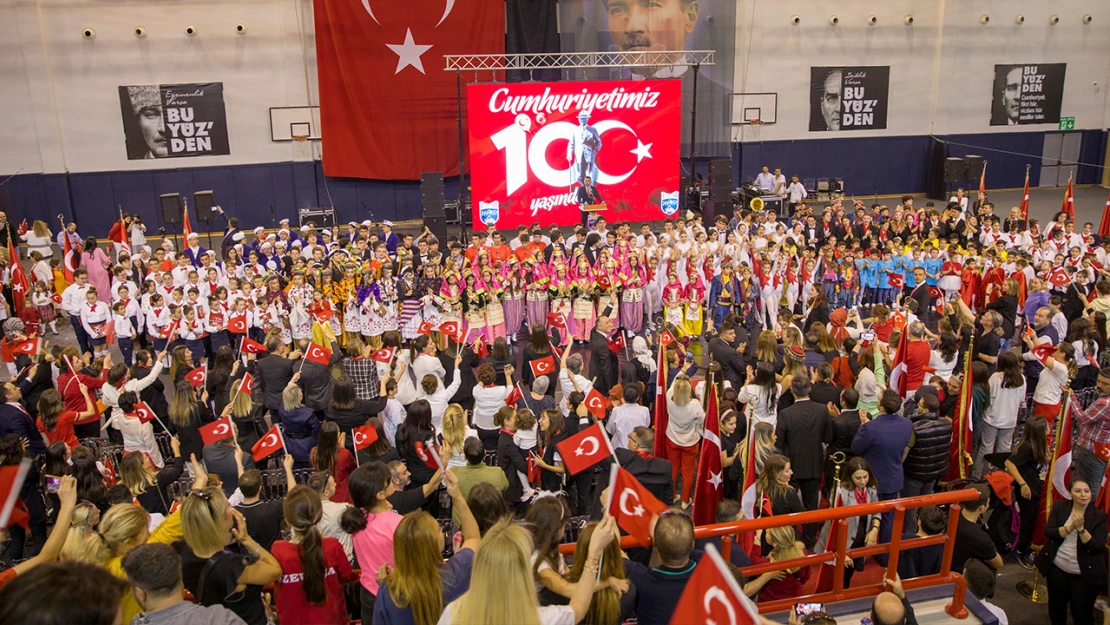 SANKO Okulları'nda Cumhuriyetin 100. Yılı coşkuyla kutlandı