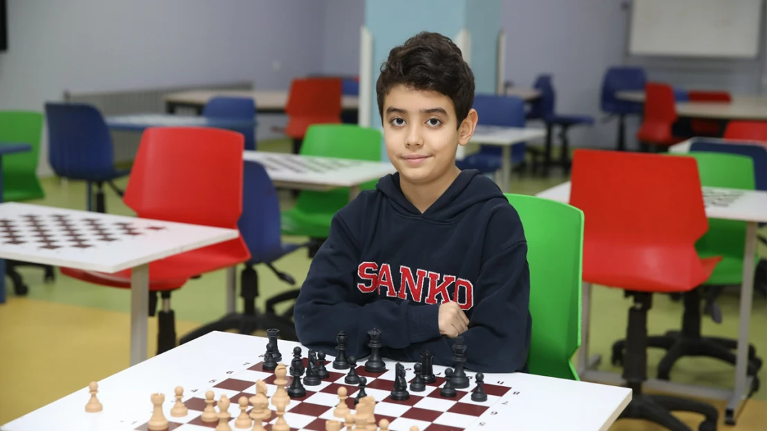 SANKO Okulları öğrencisi, satrançta il üçüncüsü oldu
