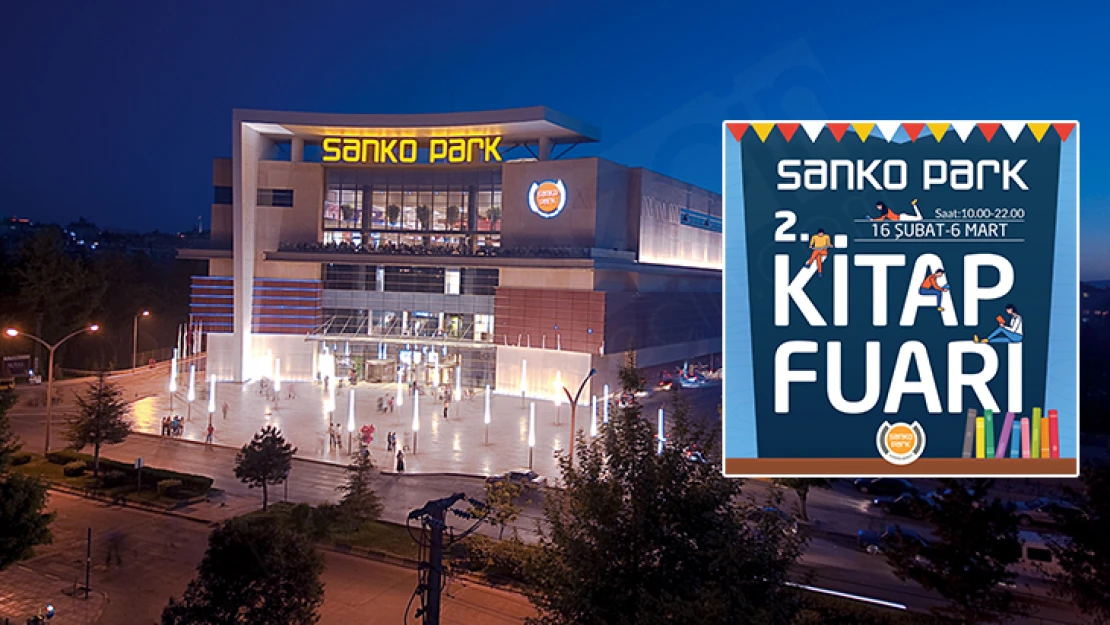 SANKO Park Alışveriş Merkezi 2'nci kitap fuarı 16 Şubat'ta başlıyor