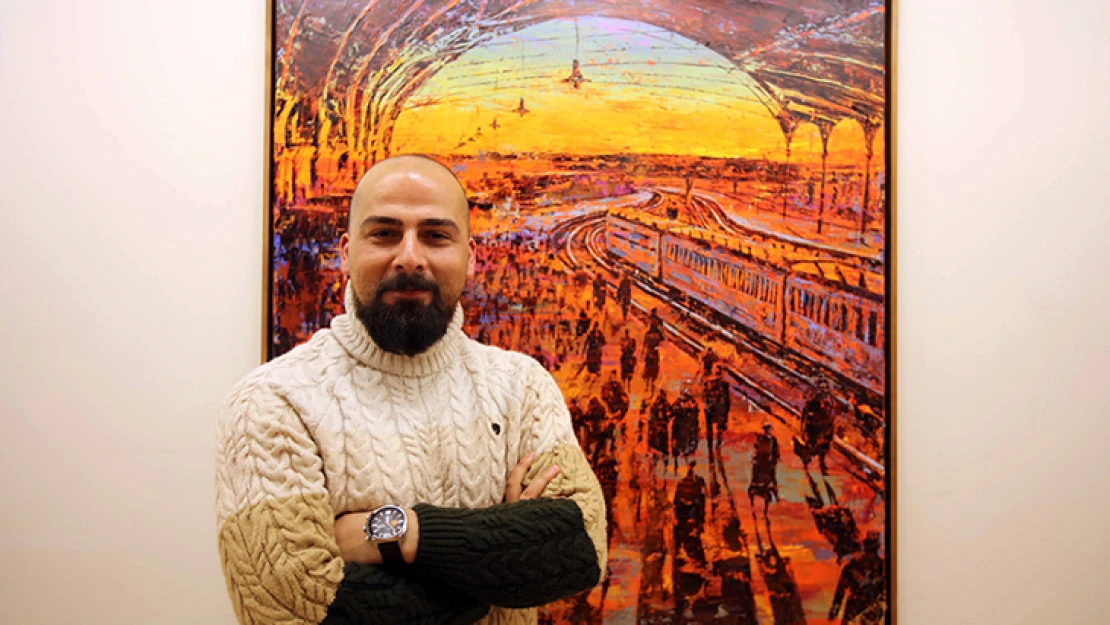 SANKO Sanat Galerisi'nde 'Araftaki An-Lar' temalı resim sergisi