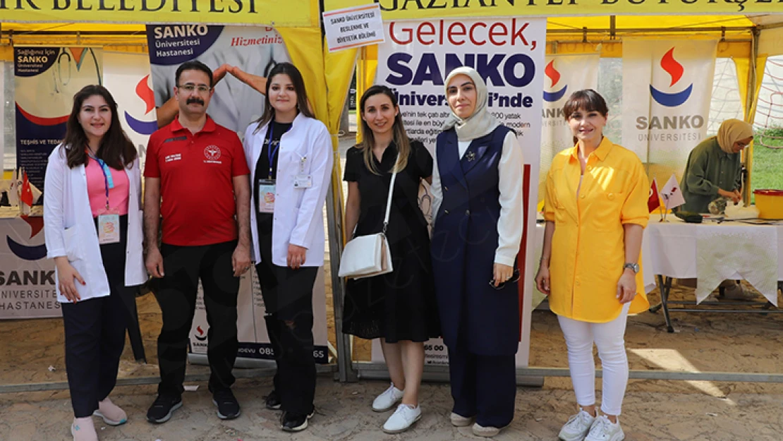 SANKO Üniversitesi sağlıklı yaşam festivalinde