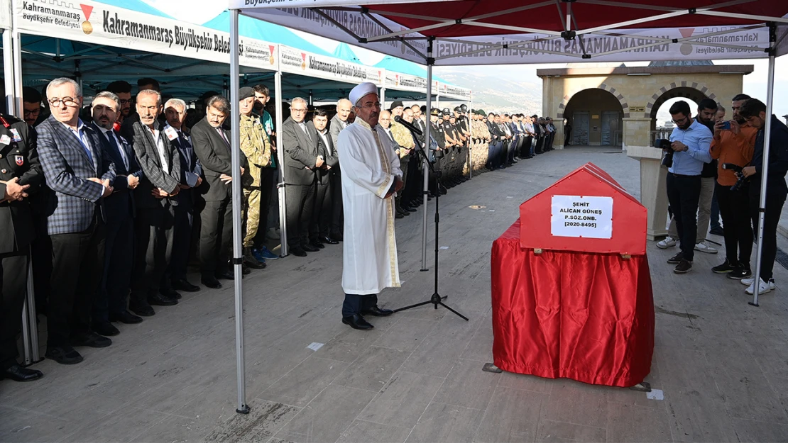 Şehit Alican Güneş, Kahramanmaraş'ta dualarla son yolculuğuna uğurlandı