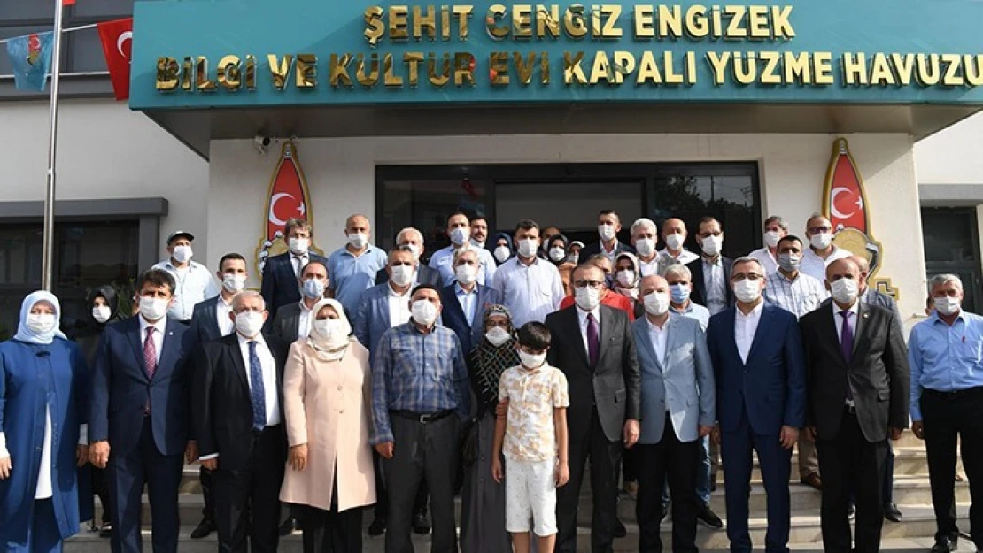 Şehit Cengiz Engizek Bilgi Kültü Evi ve Kapalı Yüzme Havuzu açıldı