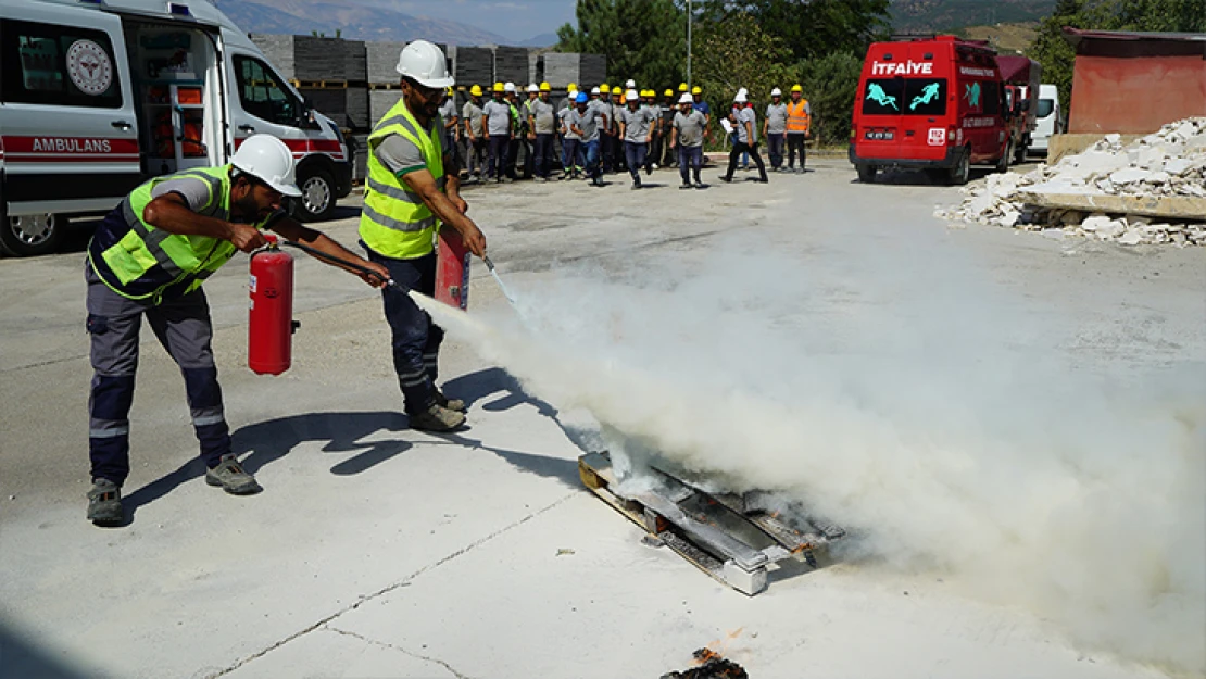 Senaryo gereği yapılan tatbikat, gerçeğini aratmadı