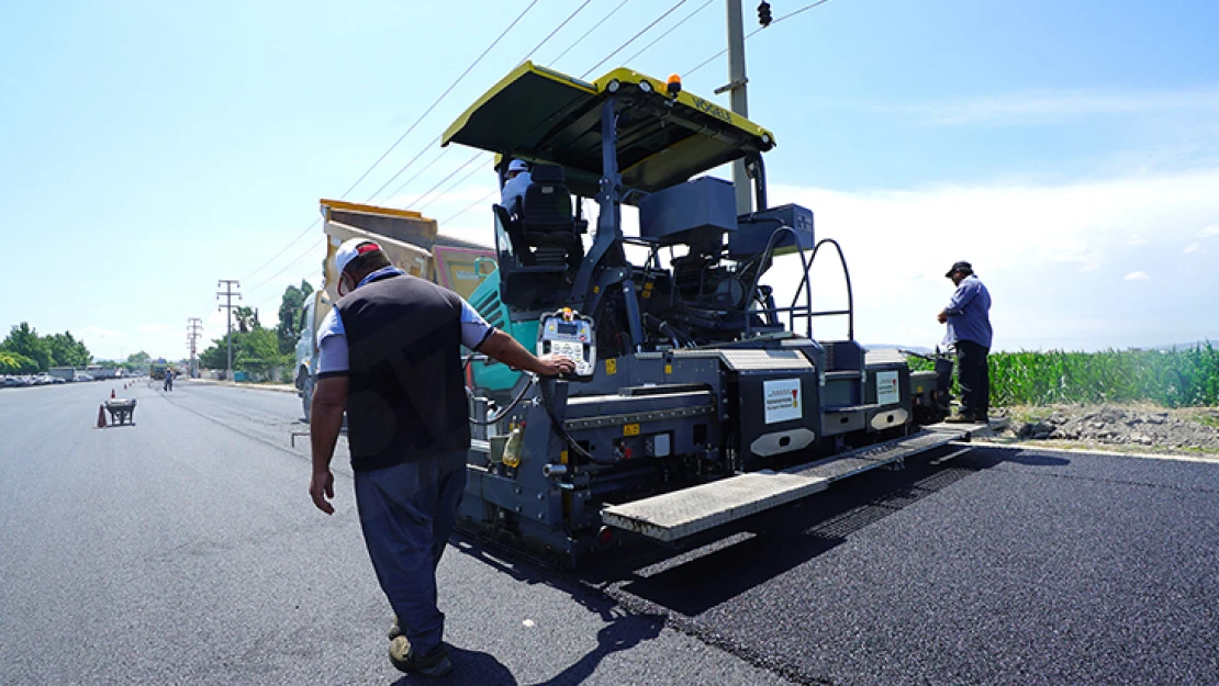 Servis yolu çalışmaları başladı