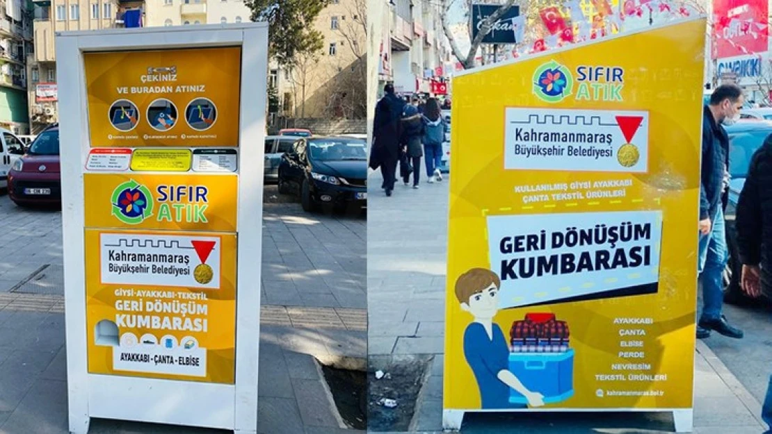 Sıfır Atık Projesine 300 'Kıyafet Kumbaraları' ile destek