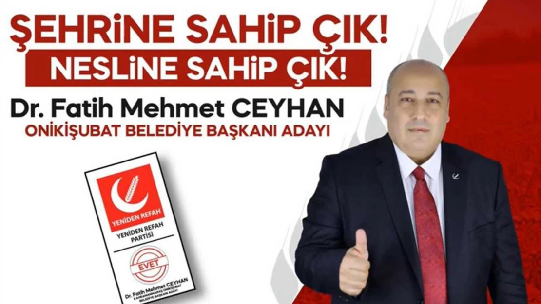 Sosyal medya anketleri Dr. Ceyhan'ı Onikişubat'ta favori gösteriyor