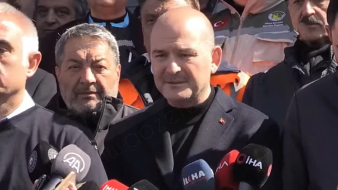 Soylu: İşimizi tamamlamadan deprem bölgelerinden çıkmamız mümkün değil