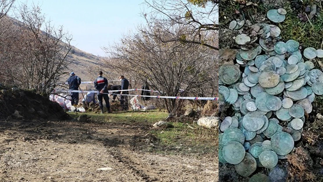 Sulama kanalı çalışması sırasında gümüş sikkeler bulundu